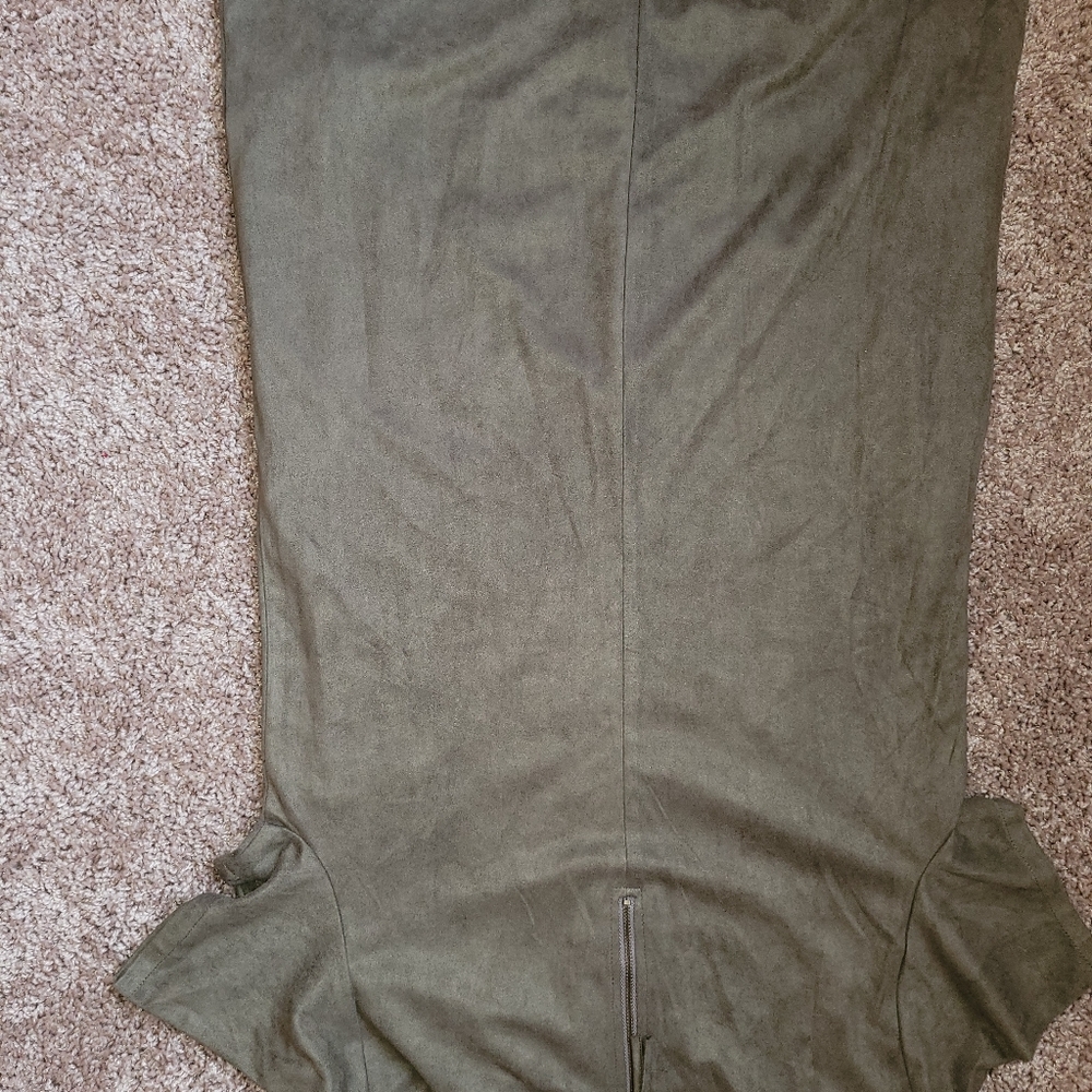 Faux Suede Dress - Picture 3 of 3